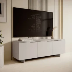 Mobile porta TV 150x55h cm 3 ante beige cashmere Stone