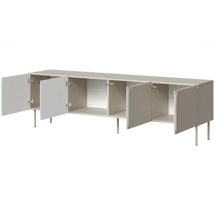 Mobile porta tv 200x61h cm 4 ante beige cashmere Maya