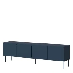 Mobile porta tv 200x61h cm 4 ante blu navy Maya