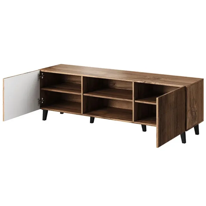 Mobile porta TV 150x52h cm 2 ante cannettato quercia Essence