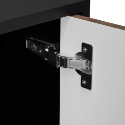 Mobile porta TV 180x60h cm 2 ante noce nero Wild