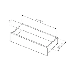 Mobile porta TV 196x51h cm 2 ante scorrevoli 1 cassetto 1 ripiano a vista soggiorno rovere Groove