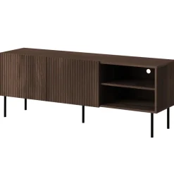 Mobile porta TV 150x58h cm 2 ante 2 vani noce cannettato Gabiot