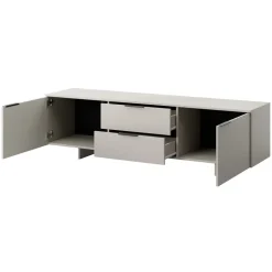 Mobile porta TV 180x55h cm 2 cassetti beige cashmere Stone