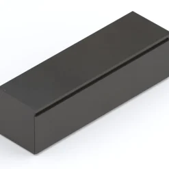 Mobile porta TV 138x40h cm con cassettone ossido nero Sunset