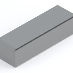 Mobile porta TV 138x40h cm con cassettone grigio scuro Sunset