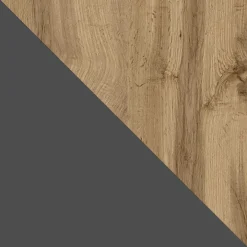 Mobile porta TV 200x47h cm design moderno rovere antracite Modesta