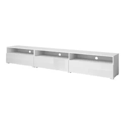Mobile porta TV 270x42h cm moderno bianco Emotion Gihome®