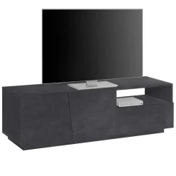 Mobile porta TV 150x46h cm moderno ossido Candia Gihome®