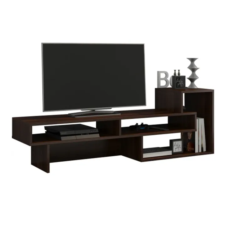 Mobile porta TV 146x49h cm soggiorno rovere scuro Helen