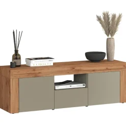 Mobile porta tv 155x51h cm tortora rovere Block