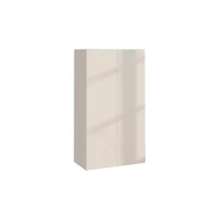 Mobile scarpiera multiuso ingresso 63x114h cm 2 ante beige cashmere top rovere scuro Mercor