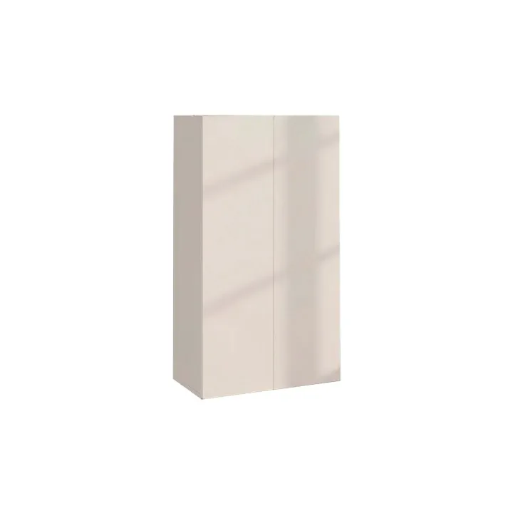 Mobile scarpiera multiuso ingresso 63x114h cm 2 ante beige cashmere top rovere scuro Mercor