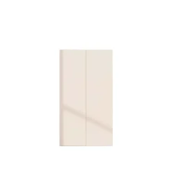 Mobile scarpiera multiuso ingresso 63x114h cm 2 ante beige cashmere top rovere scuro Mercor