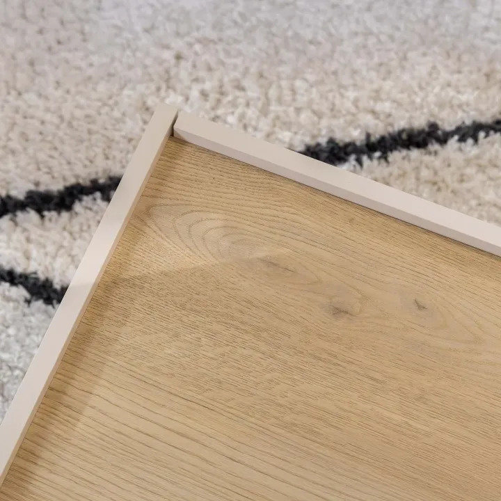 Mobile TV 150x47h cm 2 ante a ribalta beige rovere Rhea