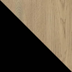 Mobile TV 200x47h cm 2 ante a ribalta 2 vani a vista nero rovere Rhea