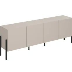 Mobile TV 200x70h cm 4 ante moderno beige cashmere Simple