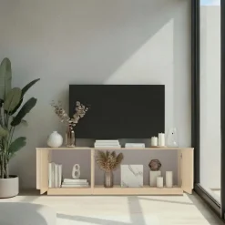 Mobile TV 180x50h cm 3 ante moderno rovere Alba