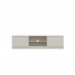 Mobile TV 140x36h cm 2 ante 2 vani a giorno beige cashmere Kitri