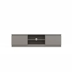 Mobile TV 140x36h cm 2 ante 2 vani a giorno tortora Kitri