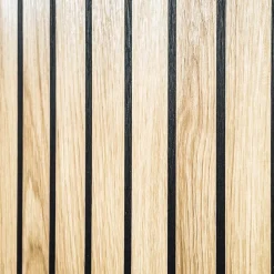 Modulo basso ingresso 2 ante 60x46h cm stampa a righe rovere rustico antracite California Gihome®