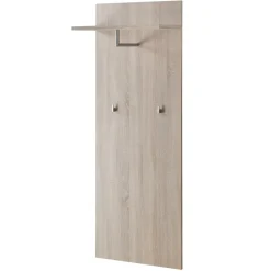 Pannello parete con mensola e appendiabiti 60x157h cm rovere sonoma California Gihome®