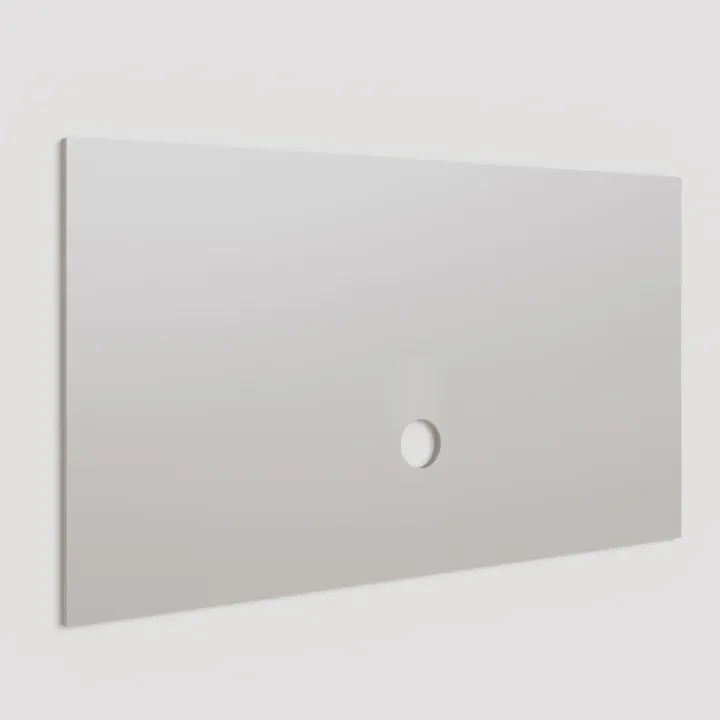 Pannello porta tv 180x100h cm grigio chiaro Sunset