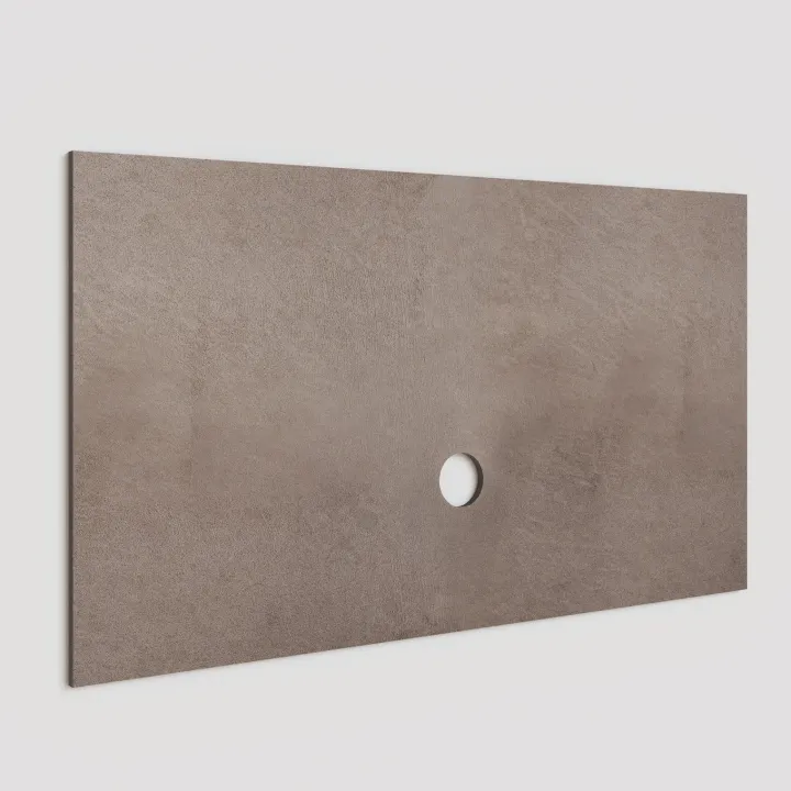 Pannello porta tv 180x100h cm marrone bronzo Sunset