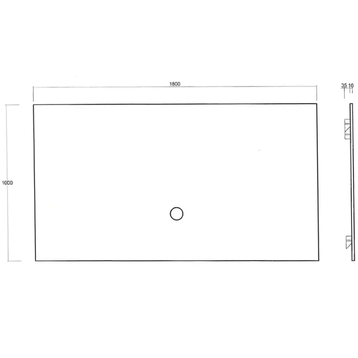 Pannello porta tv 180x100h cm marrone bronzo Sunset