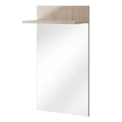 Pannello specchio con mensola 60x106h cm rovere sonoma California Gihome®