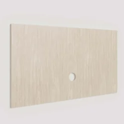 Parete attrezzata sospesa 207x180h cm effetto travertino rovere chiaro Sunset Decor 1046