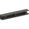 Parete attrezzata sospesa 262x220h cm ossido nero beige cashmere Sunset 1035