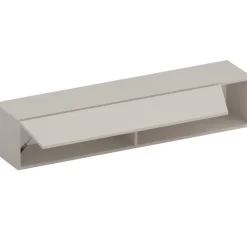 Parete attrezzata sospesa 262x220h cm ossido nero beige cashmere Sunset 1035
