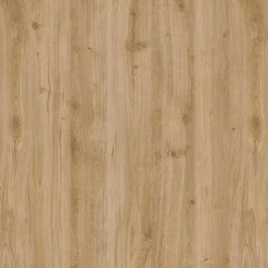 Parete attrezzata sospesa 334x180h cm con pannello cannettato marrone rovere chiaro Sunset Decor 1041