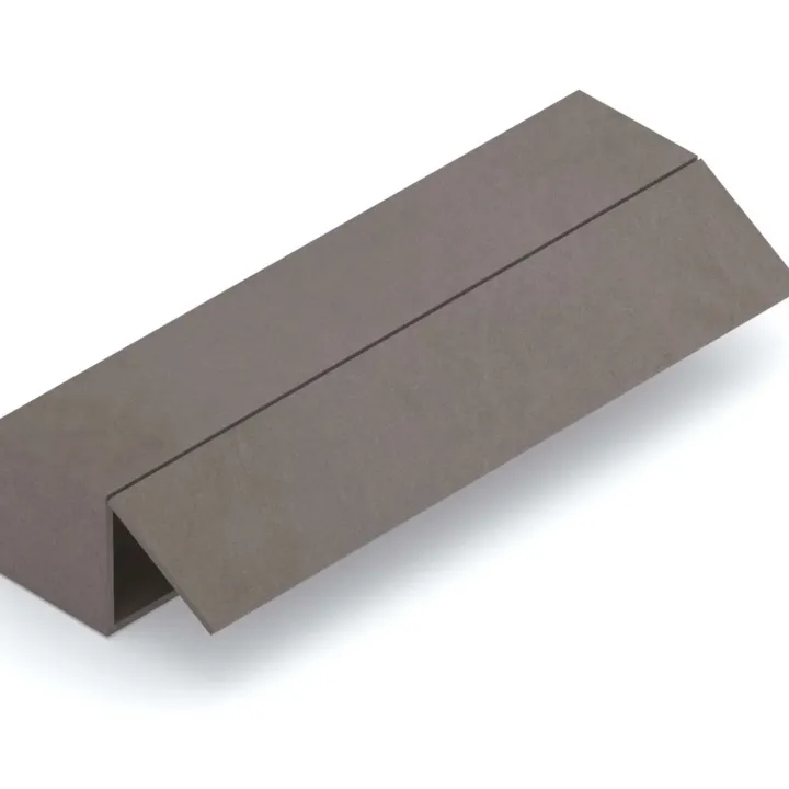 Parete attrezzata sospesa 334x180h cm con pannello cannettato marrone rovere chiaro Sunset Decor 1041