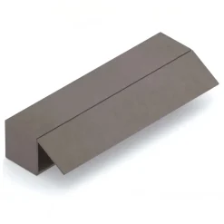 Parete attrezzata sospesa 276x260h cm con pannello cannettato marrone beige rovere chiaro Sunset Decor 1045