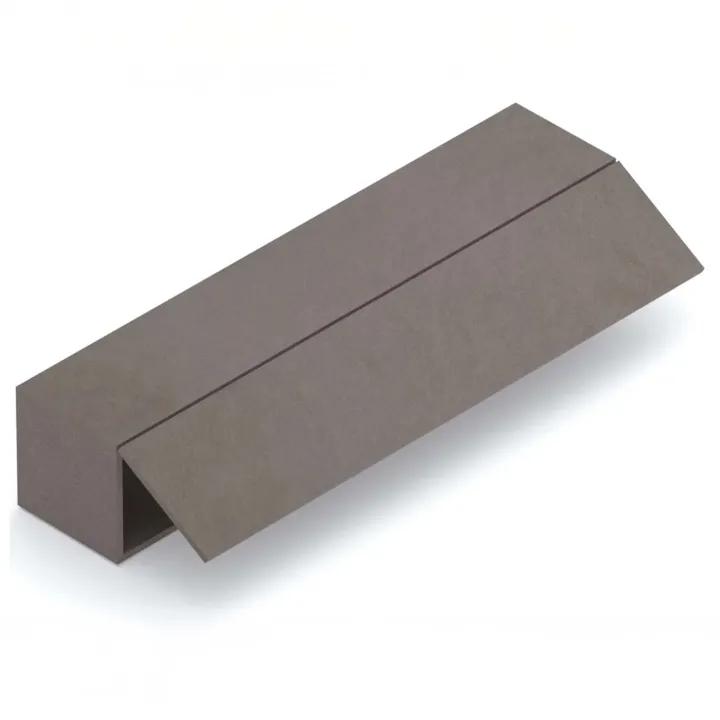 Parete attrezzata sospesa 276x260h cm con pannello cannettato marrone beige rovere chiaro Sunset Decor 1045