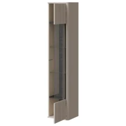 Parete attrezzata sospesa 272x200h cm moderna beige cashmere Bellagio 1