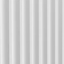 Parete attrezzata sospesa 260x150h cm con colonne bianco cannettato effetto marmo Ilaria