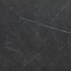 Parete attrezzata 330x220h cm con pannello cannettato beige rovere scuro nero effetto marmo Sunset Decor 1043