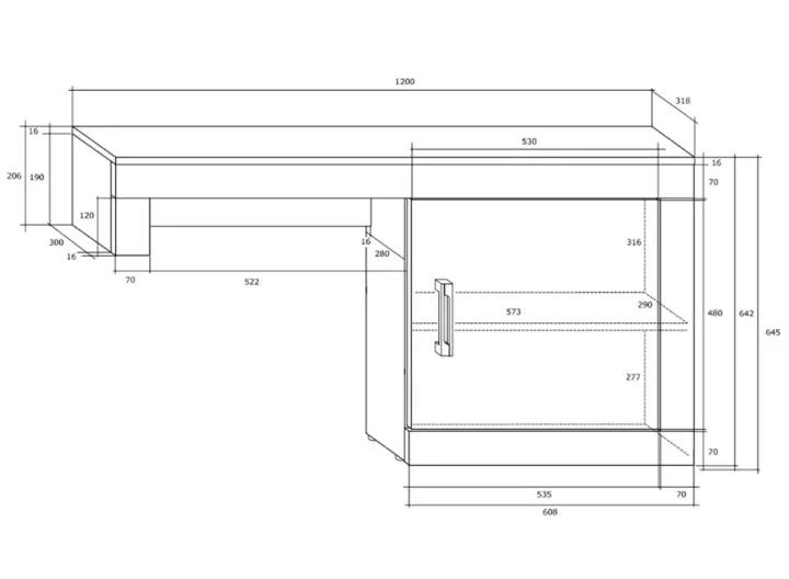 Parete attrezzata 240x172,5h cm larice bianco lucido Susan Gihome®