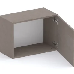 Parete attrezzata 285x195h cm marrone beige rovere chiaro Sunset 1030