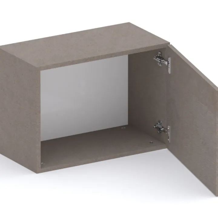 Parete attrezzata 285x195h cm marrone beige rovere chiaro Sunset 1030