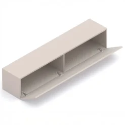 Parete attrezzata 330x186h cm marrone bronzo beige Sunset 1047