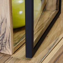 Parete attrezzata 240x170h cm moderna soggiorno rovere antico Dalì
