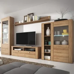 Parete attrezzata 325x206h cm rovere Paloma 2