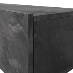 Parete attrezzata 270x176h cm soggiorno ossido nero Emotion Gihome®