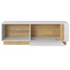Parete attrezzata 270x194h cm soggiorno bianco opaco e lucido Noa Gihome®