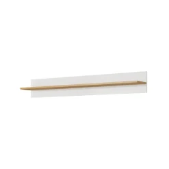 Parete attrezzata 270x194h cm soggiorno bianco opaco e lucido Noa Gihome®