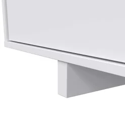 Parete attrezzata 200x145h cm soggiorno bianco antracite Belle